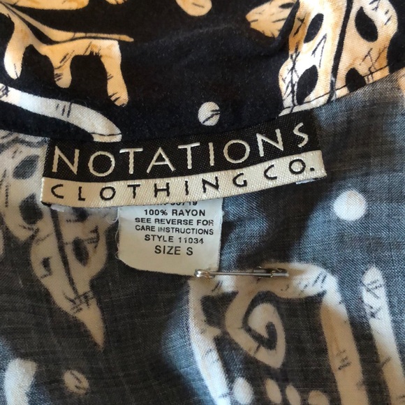 FIRM-Notations Sleeveless Sundress W/OverBlouse - Picture 5 of 8